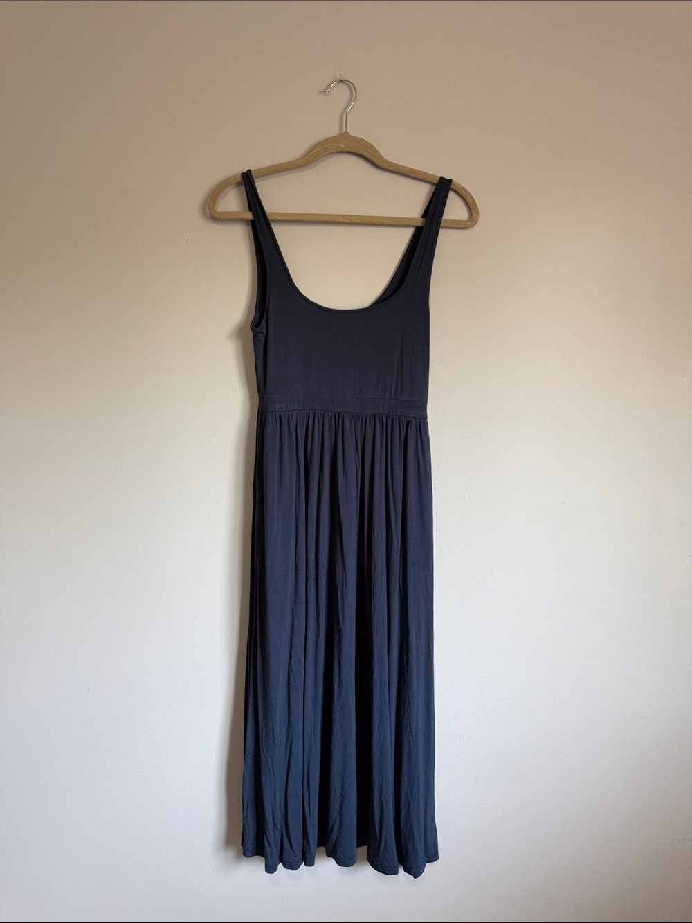 Aritzia Wilfred Sleeveless blue midi Dress - Casual Scoop Neck small